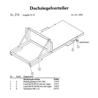 Geda Dachziegelverteiler / Modulverteiler aus Aluminium