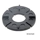 . Rubber pedestal - Stackable plate bearing 10mm 150 pcs