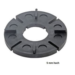 . Rubber pedestal - Stackable plate bearing 5mm 150 pcs