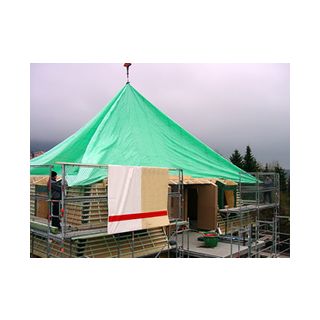 ESDA emergency roof - tarpaulin 15 x 15 m for crane