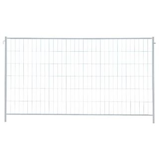 Mobile fence for construction tent