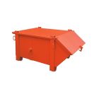 Lid for tipping containers and waste containers