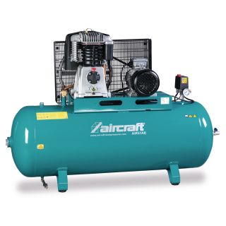 Aircraft AIRSTAR stationary, horizontal piston compressor for craftsmen with belt drive 10 H 703/270 without AD 2000