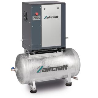 Aircraft A-MICRO screw compressor with ribbed belt belt drive on container 4,0-08-200