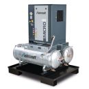 Aircraft A-DUO-MICRO SE screw compressor with ribs band belt drive to 2 x 100 l volume 4.0 to 08 2x100