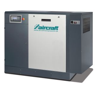 Aircraft A-PLUS screw compressor with ribs band belt drive (bottom installation with frequency control and an integrated refrigeration dryer) 22-10 VS K