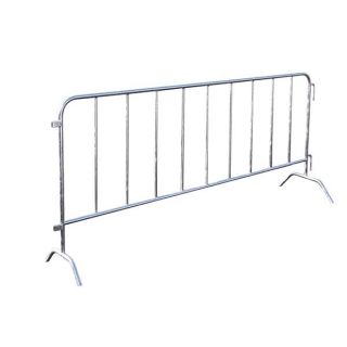Barrier with 2 feet and 9 filler bars